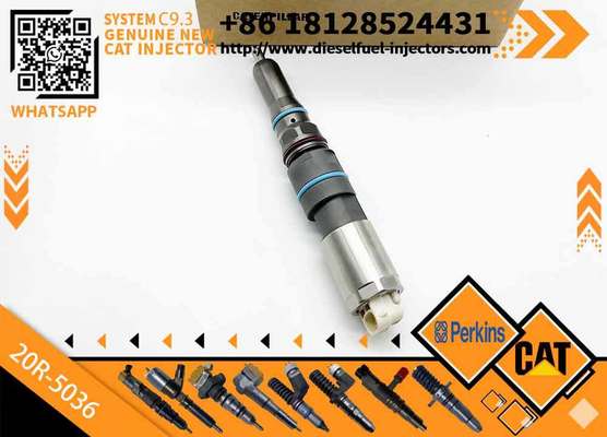 C-A-T Diesel Fuel Injector C9.3 456-3493 20R-5036 367-4293 20R-5079 for Caterpillar Excavator Engine (Stainless Steel)